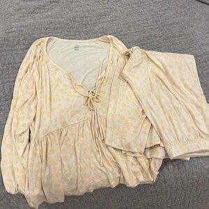 Solly Baby Yellow Floral Pajama Set